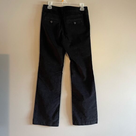 GAP Black Velvet Mid Rise Pant | SZ 4 - Picture 5 of 8